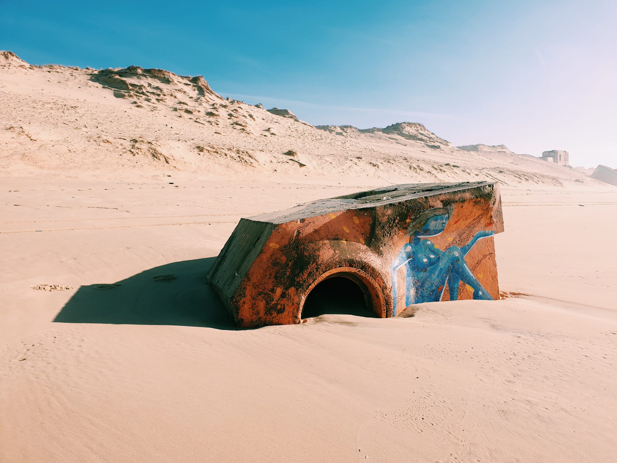 bunker on cap ferret beach